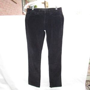 Calvin Klein Black Corduroy Straight Leg Pants